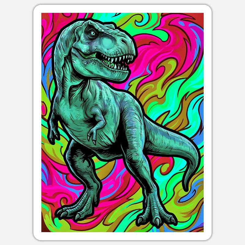 dinosaur Sticker size S (10 x 10 cm)