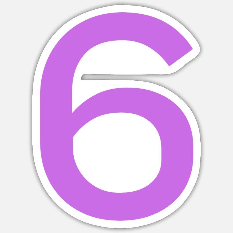 6 - Sticker size S (10 x 10 cm) - white matte
