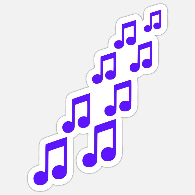 Notes - Sticker size S (10 x 10 cm) - white matte