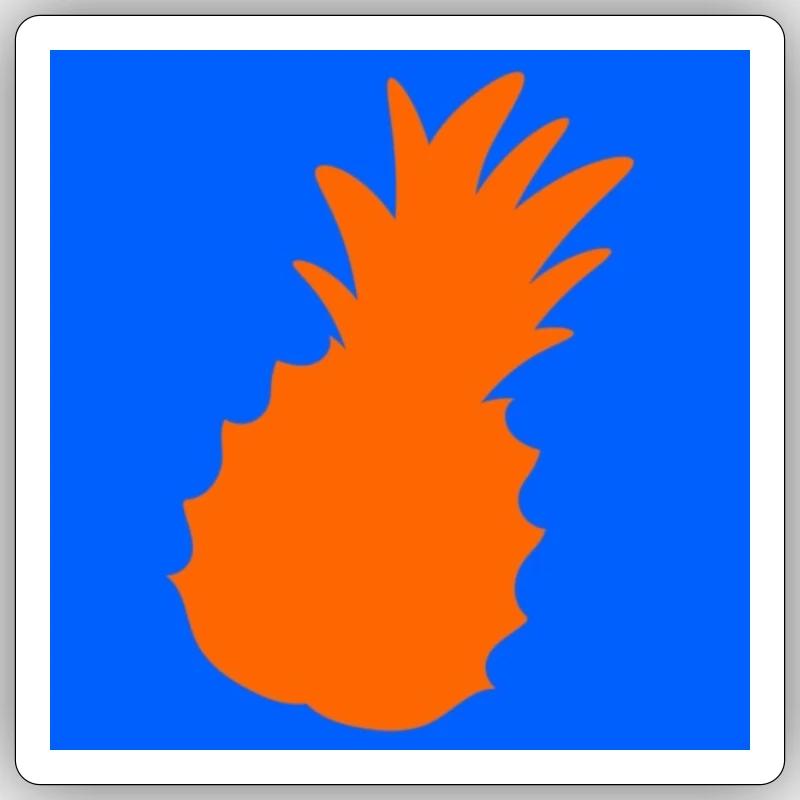 Pineapple Logo Sticker size S (10 x 10 cm)
