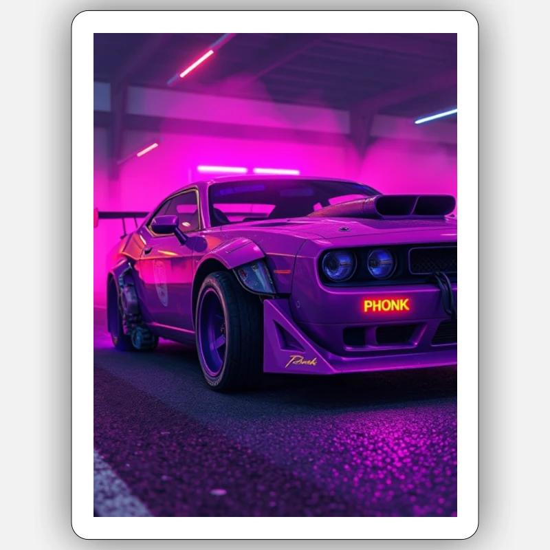 phonk drift Sticker size S (10 x 10 cm)