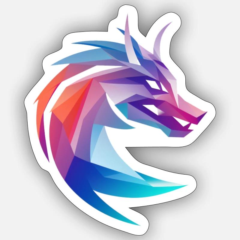 Dragon Sticker size S (10 x 10 cm)