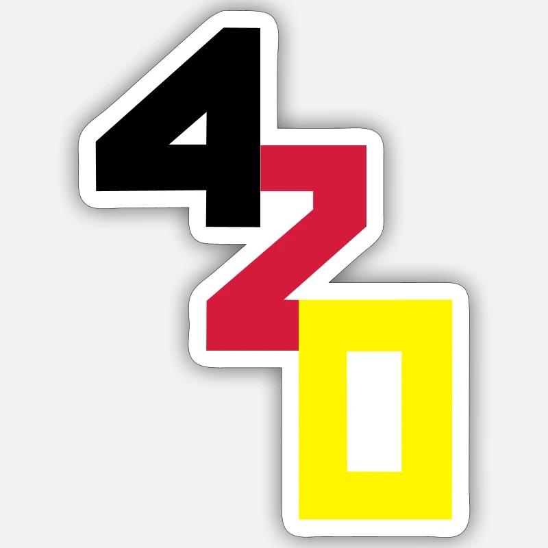 420er Sticker Größe S (10 x 10 cm)