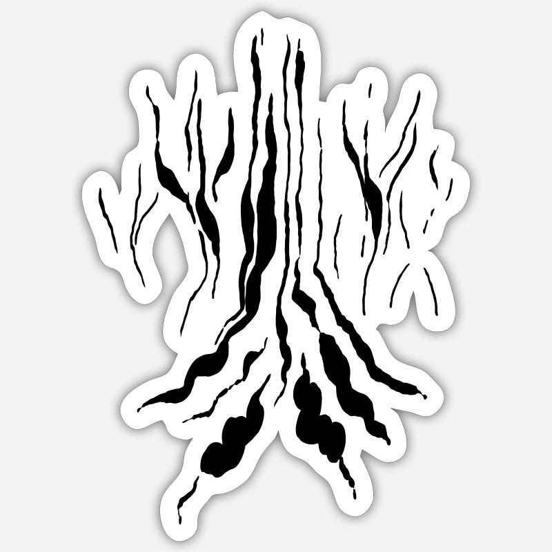 Magic forest - Sticker size S (10 x 10 cm) - white matte