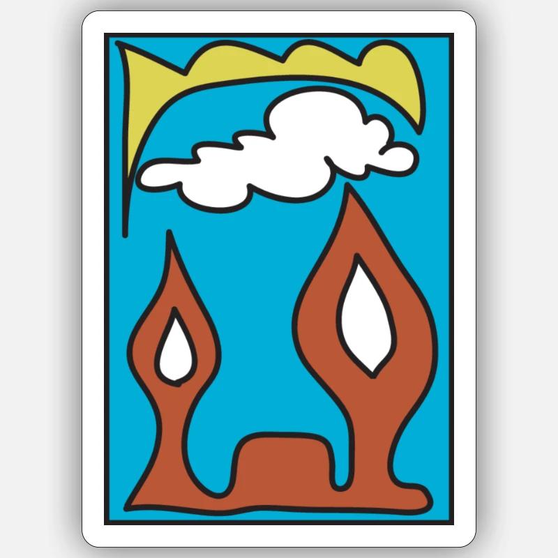 Sticker taille S (10 x 10 cm) - 