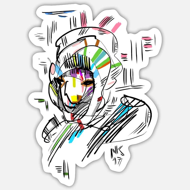 Sticker taille S (10 x 10 cm) - 