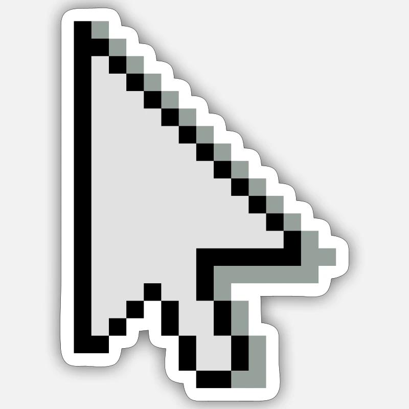 Informatique - Sticker taille S (10 x 10 cm) - blanc mat