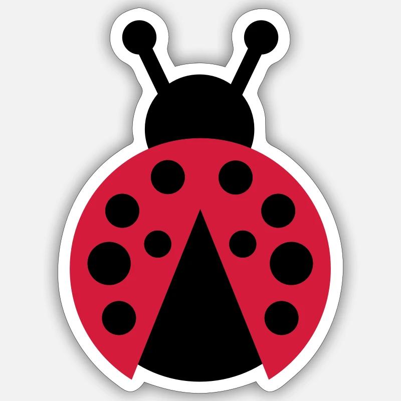 bug - Sticker size S (10 x 10 cm) - white matte