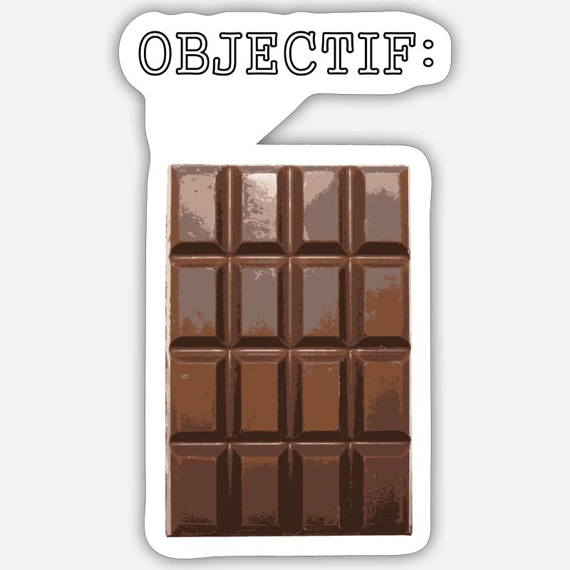 tablet objective Sticker size S (10 x 10 cm)