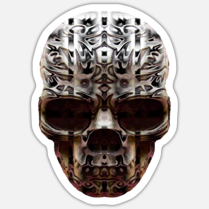 Gothic Lover - Sticker Größe S (10 x 10 cm) - Mattweiß