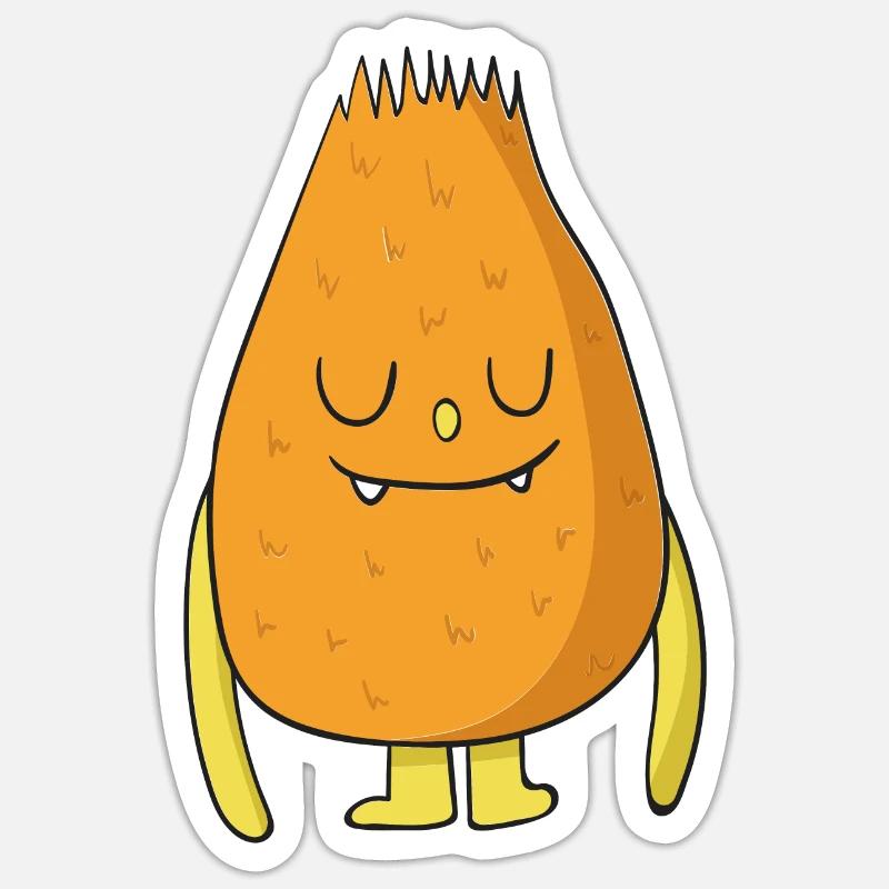 Monstres à fourrure Sticker taille S (10 x 10 cm)