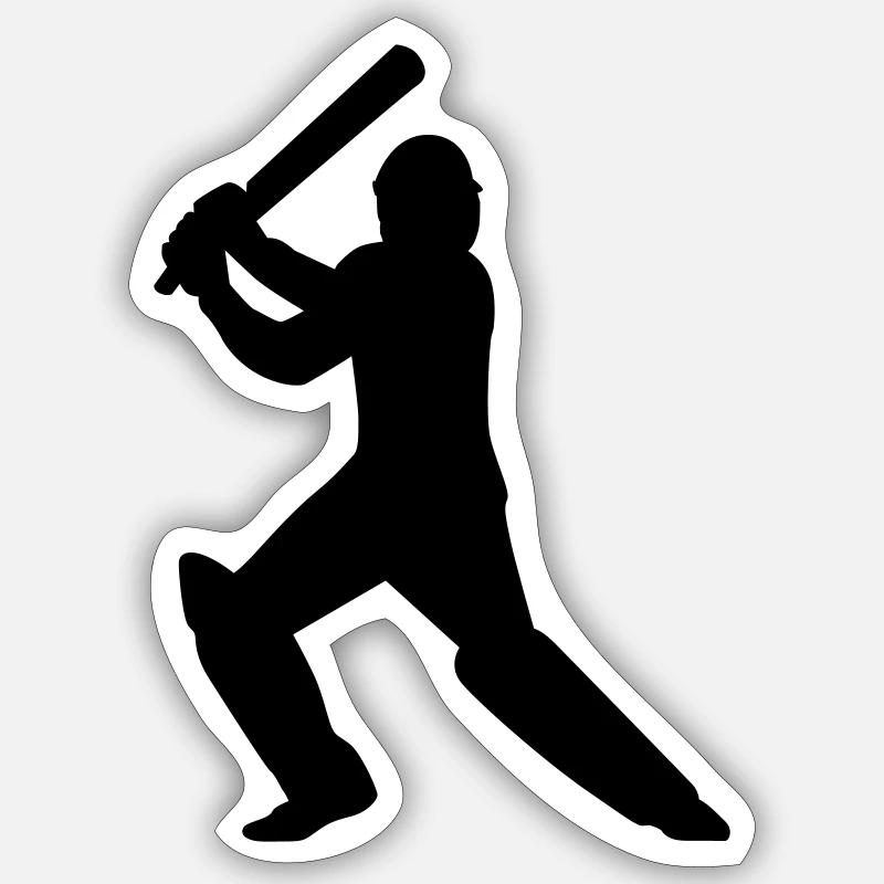 Cricket - Sticker size S (10 x 10 cm) - white matte