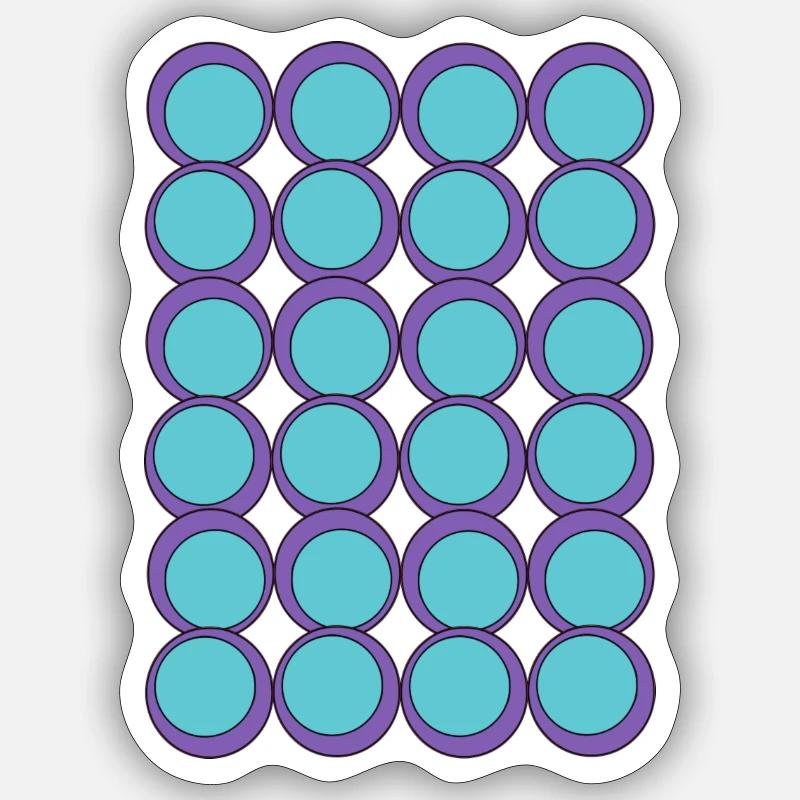 Dots Dots Dots - Sticker size S (10 x 10 cm) - white matte