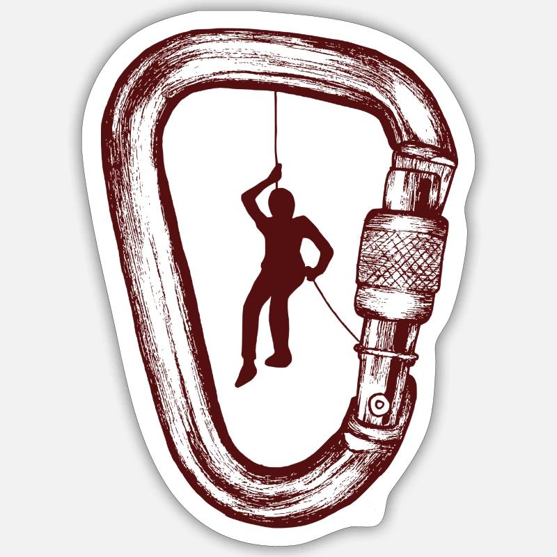 climber Sticker size S (10 x 10 cm)