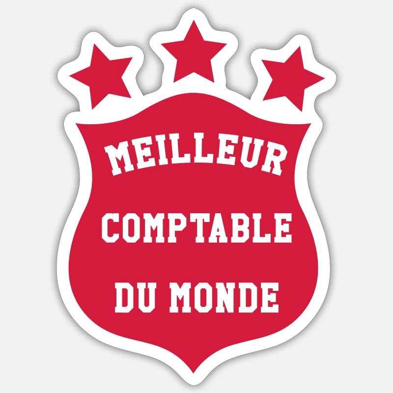 Accountant / Accounting / Comptable / Comptabilité Sticker size S (10 x 10 cm)