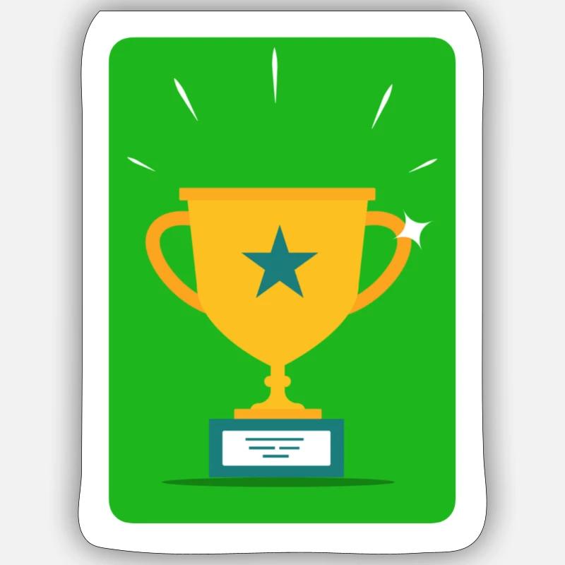 cup - Sticker size S (10 x 10 cm) - white matte