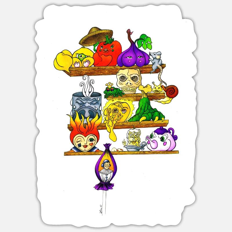 Sticker Größe S (10 x 10 cm) - 