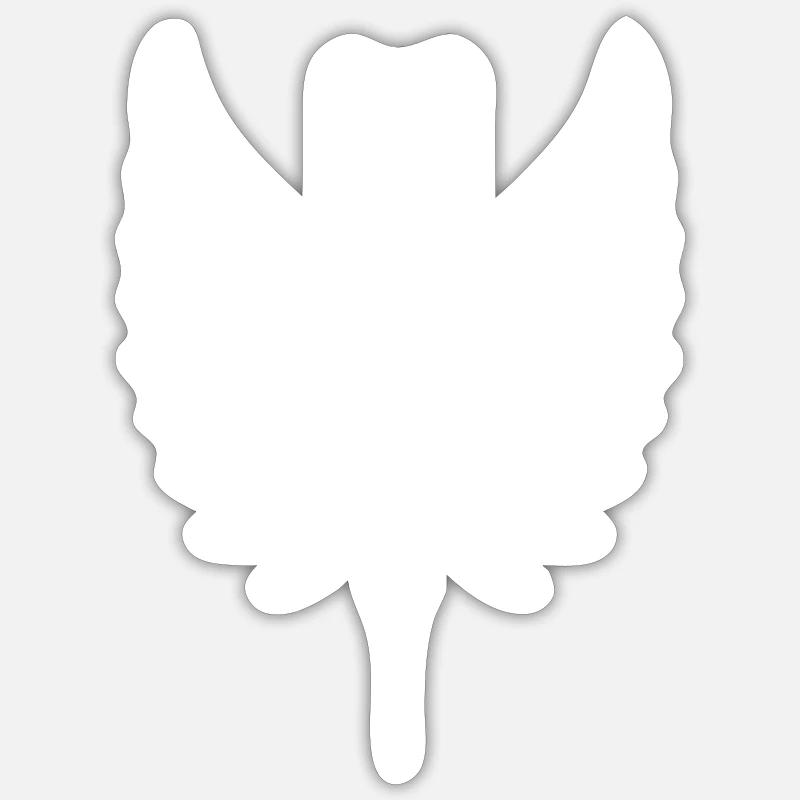 Fléchettes Flèche - fléchettes joueur fléchettes fléchettes - Sticker taille S (10 x 10 cm) - blanc mat