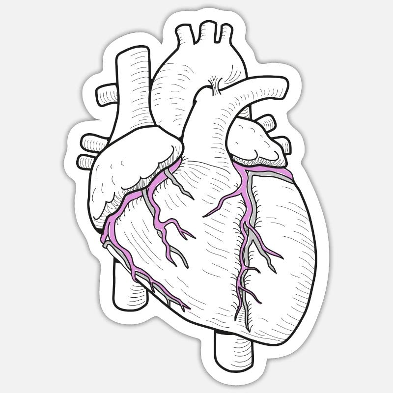 Heart Sticker size S (10 x 10 cm)