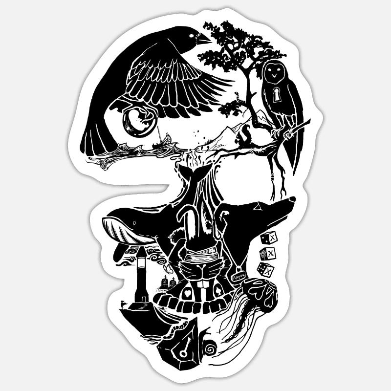Sticker taille S (10 x 10 cm) - 