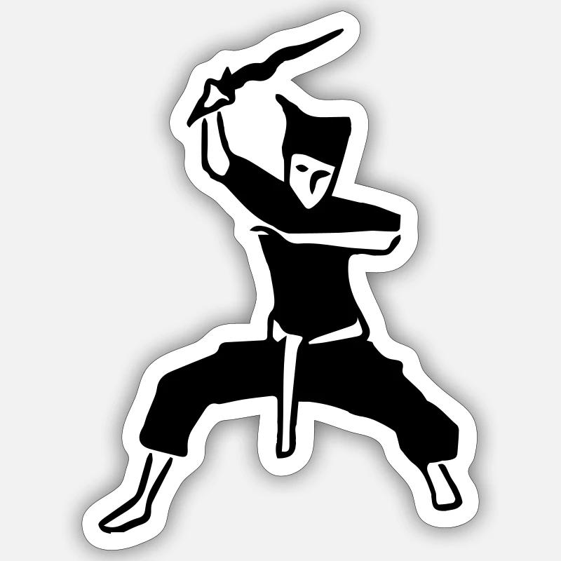 Silat - Sticker size S (10 x 10 cm) - white matte