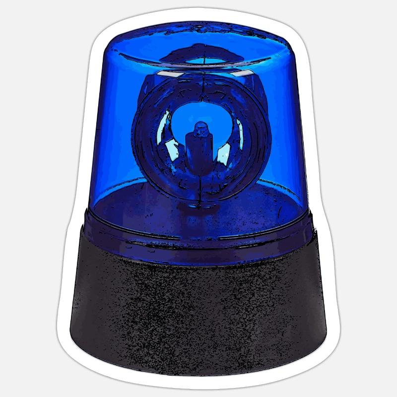 blue light Sticker size S (10 x 10 cm)