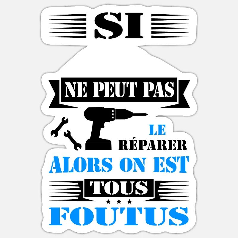 Sticker taille S (10 x 10 cm) - 