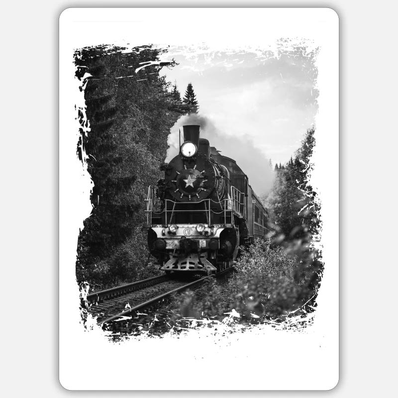 train Sticker size S (10 x 10 cm)