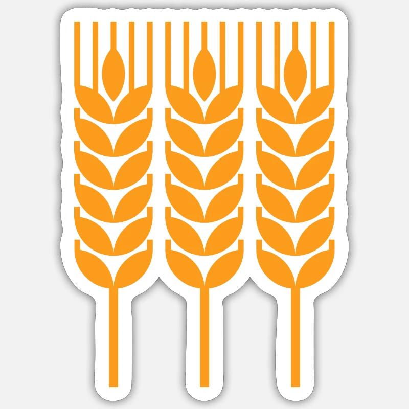 Wheat Sticker size S (10 x 10 cm)