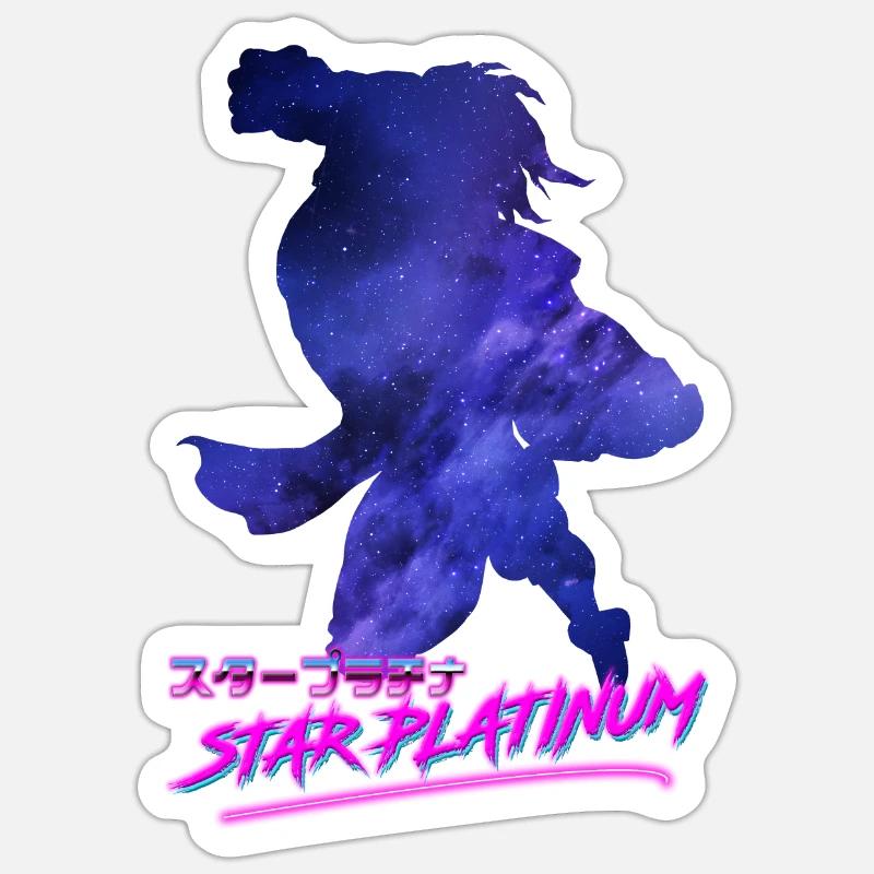 Star Platinum Outrun Sticker size S (10 x 10 cm)