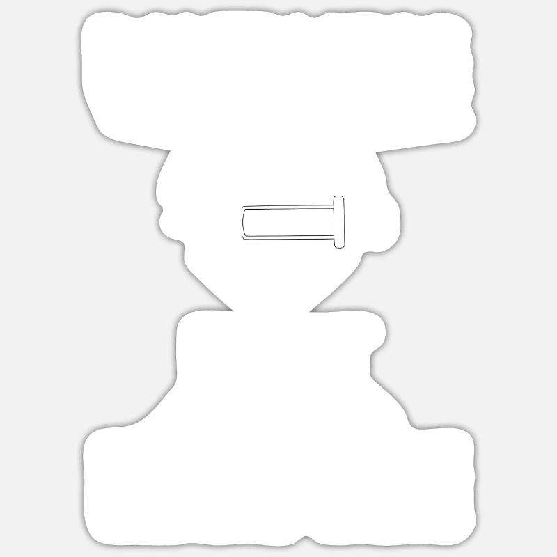 Sticker taille S (10 x 10 cm) - 