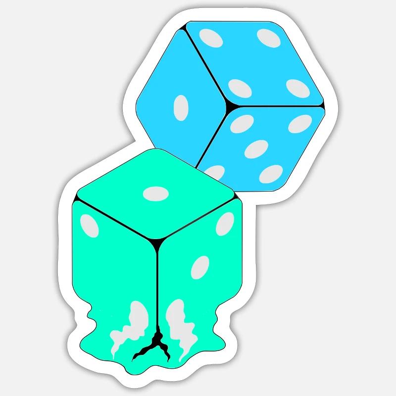 Dice Sticker size S (10 x 10 cm)