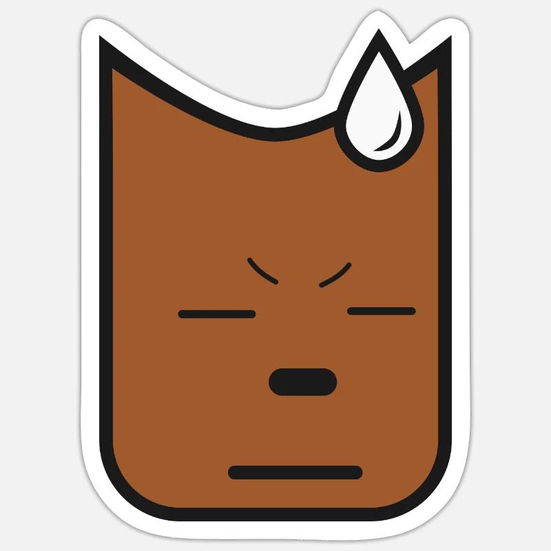 Embarrassant Sticker taille S (10 x 10 cm)
