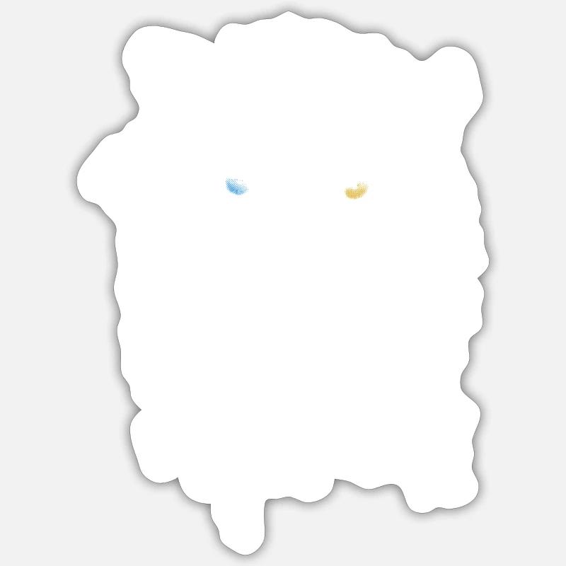 leopard - Sticker size S (10 x 10 cm) - white matte