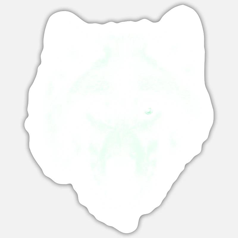 WOLF Sticker size S (10 x 10 cm)