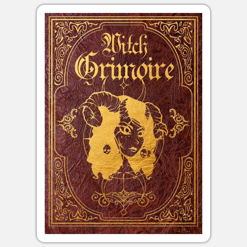 Grimoire de sorcière Sticker Sticker taille S (10 x 10 cm)