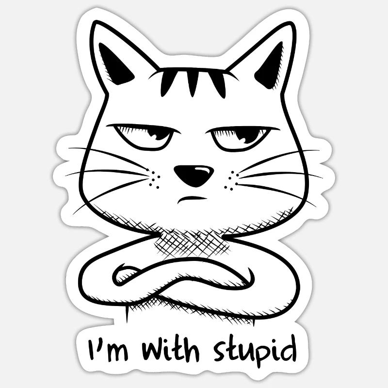 Sticker Größe S (10 x 10 cm) - 
