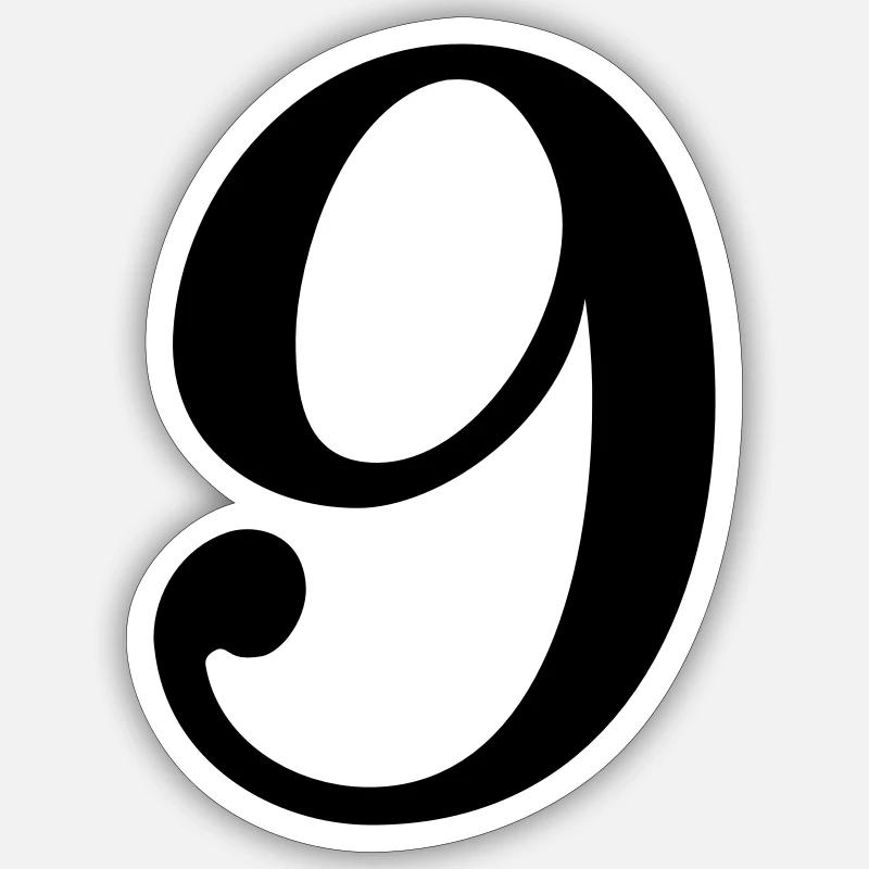 9 Sticker size S (10 x 10 cm)