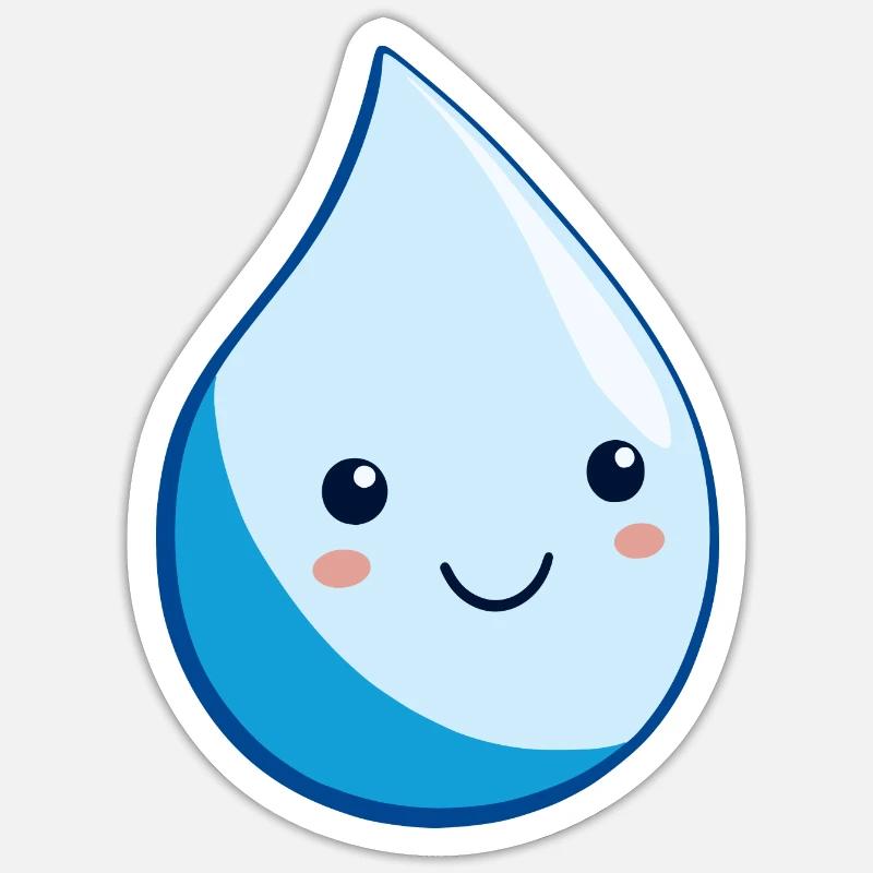 Waterdrop Sticker size S (10 x 10 cm)