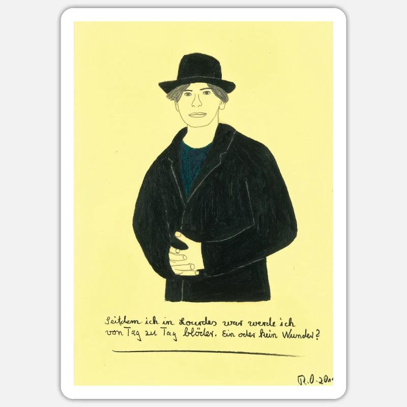 Ein Wunder oder kein Wunder? - Sprüche Leben Sticker Größe S (10 x 10 cm)