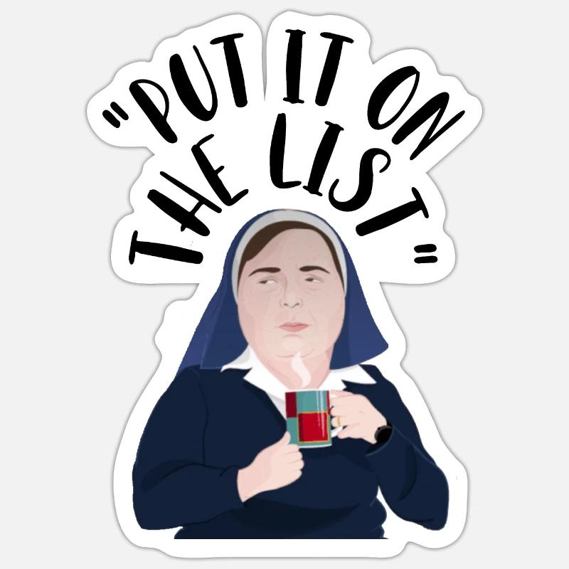 Derry Northern Ireland Sister Michael Sticker size S (10 x 10 cm)