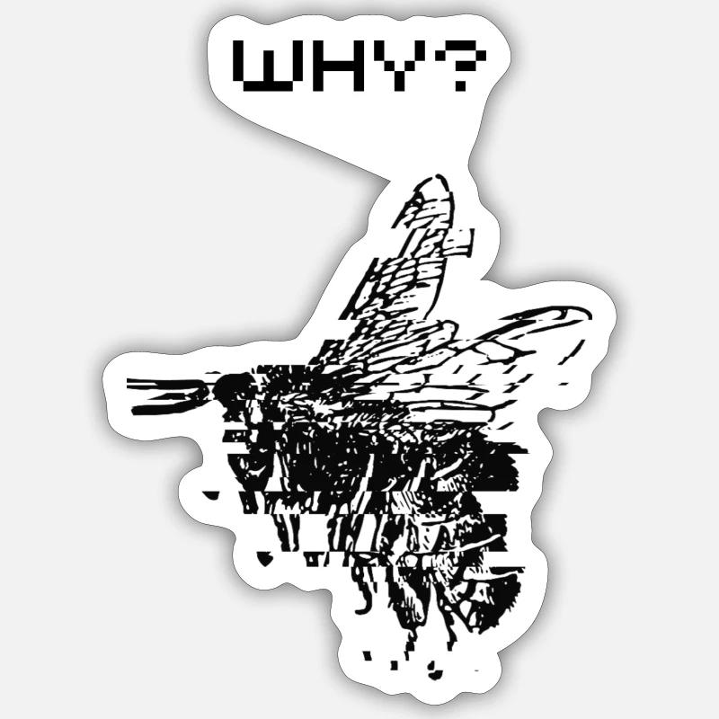 Why Sticker Größe S (10 x 10 cm)
