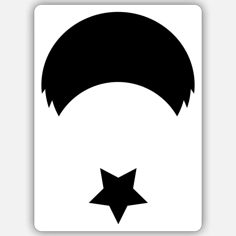 Fallin v2 - Sticker size S (10 x 10 cm) - white matte