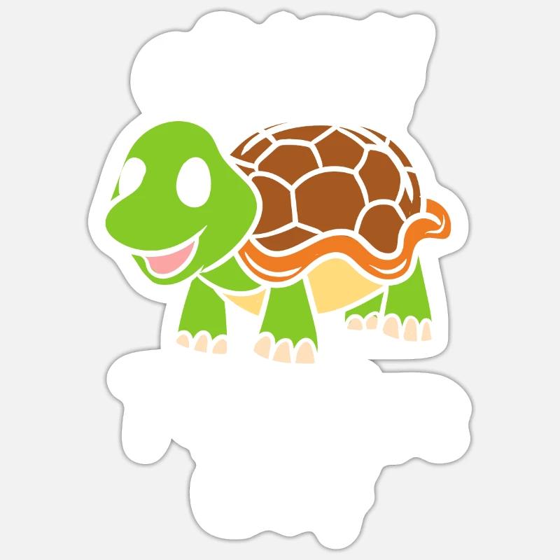 Crazy Tortoise Guy Turtle Breeder Turtle Fan Sticker size S (10 x 10 cm)