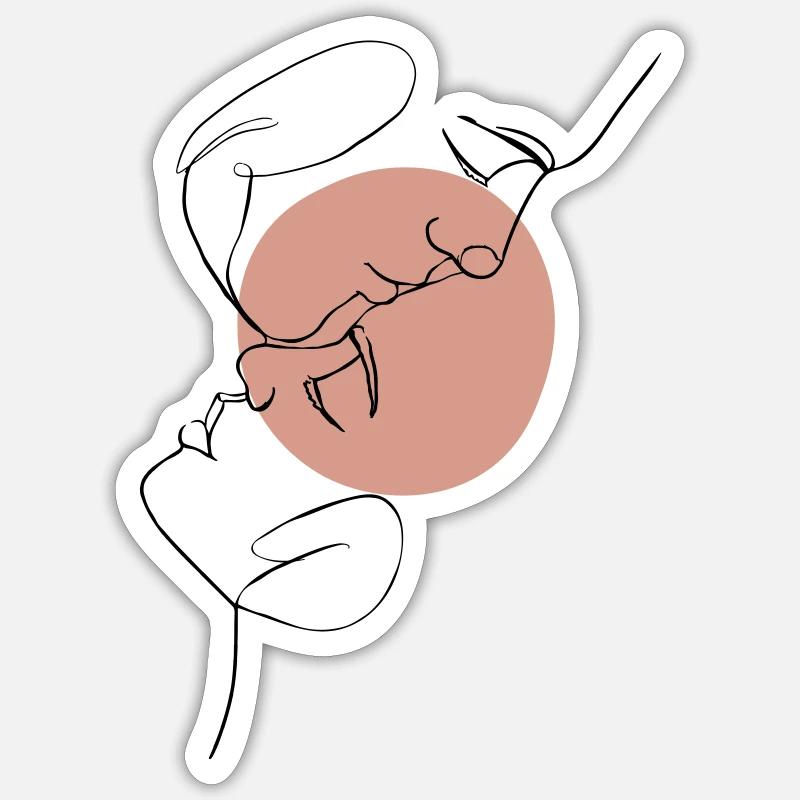 Définition de l’amour Sticker taille S (10 x 10 cm)