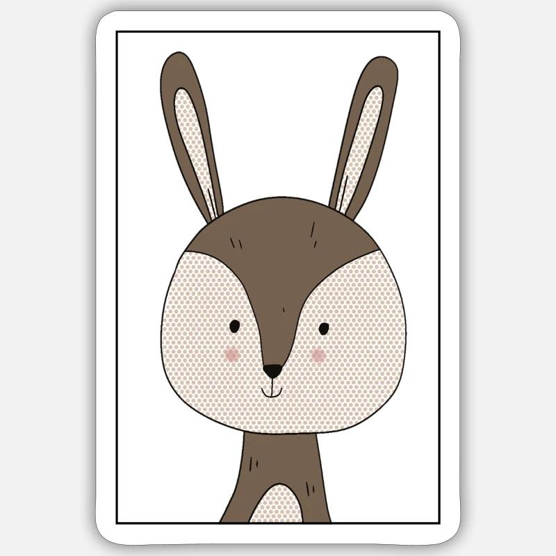 Rabbit Ear Sticker size S (10 x 10 cm)