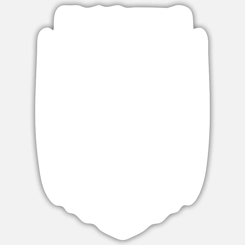 Alles ist besser mit Bart geiler Bart Vintage - Sticker Größe S (10 x 10 cm) - Mattweiß