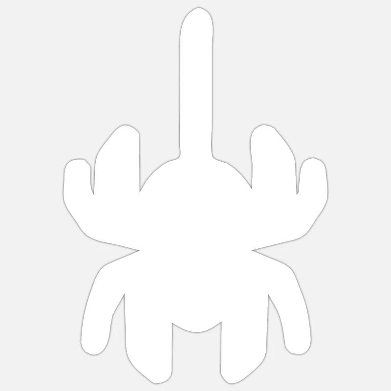 Spider - Sticker size S (10 x 10 cm) - white matte