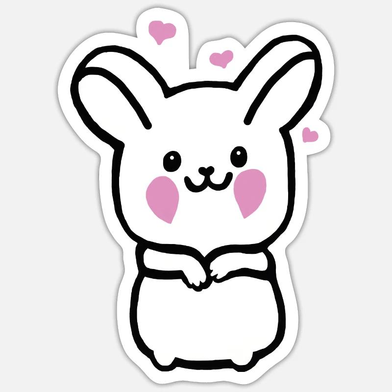 2 - Sticker size S (10 x 10 cm) - white matte