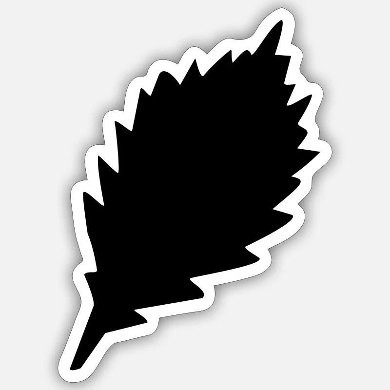 leaf 22 Sticker Größe S (10 x 10 cm)